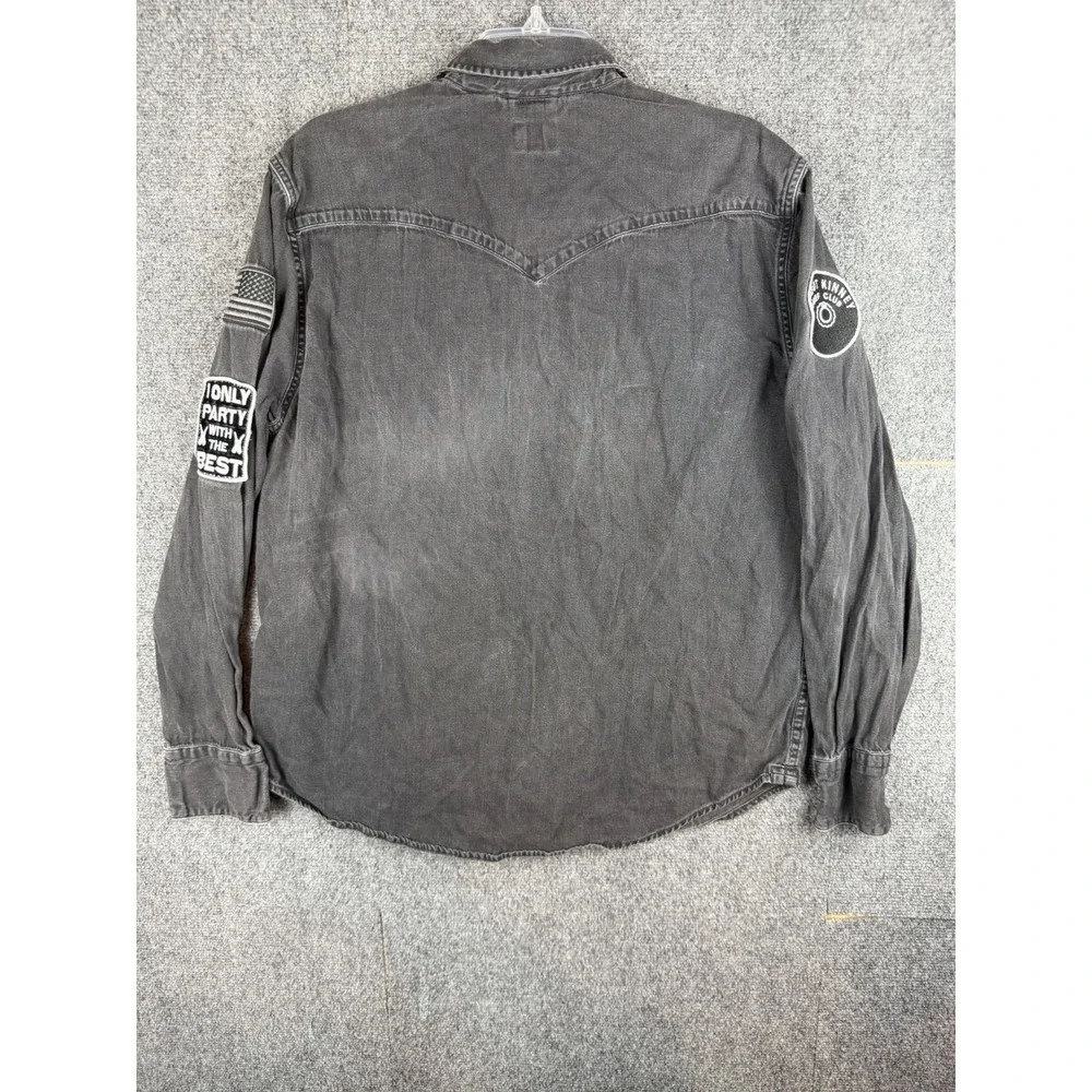 Levi's Barstow Limited Edition Black Pearl Snap Long Sleeve Button Up‎ Men's XL